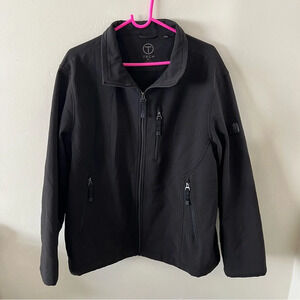 T Tech By Tumi Mens L8JL Jacket Size L Black High Tech Outdoor Wear Full Zip